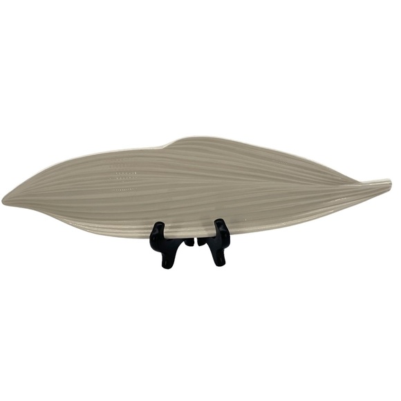 Copeland Spode Vintage Imperial Ivory Banana Leaf Platter Relish Tray England - Picture 3 of 9